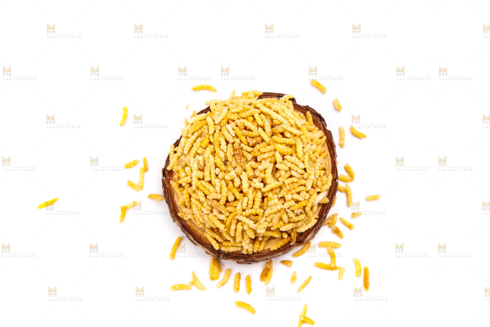 白底上的炒米