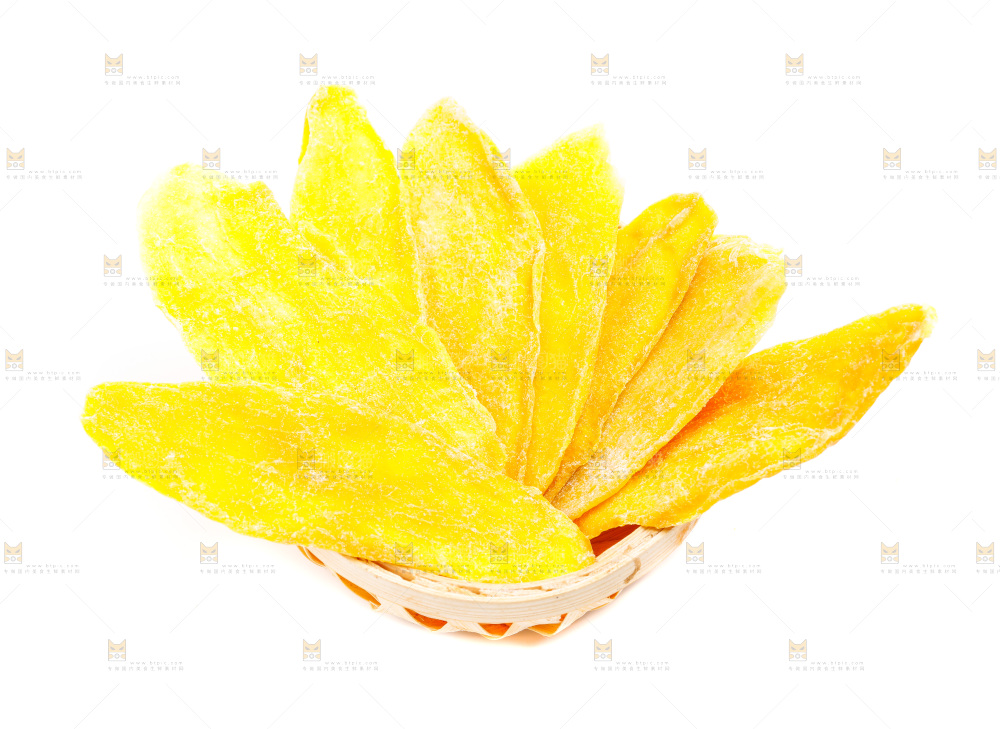 浅底上的芒果干