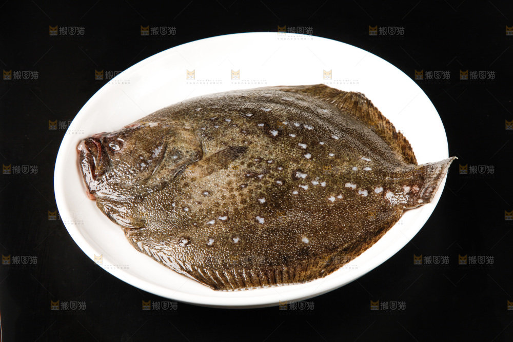 盘子里装着多宝鱼
