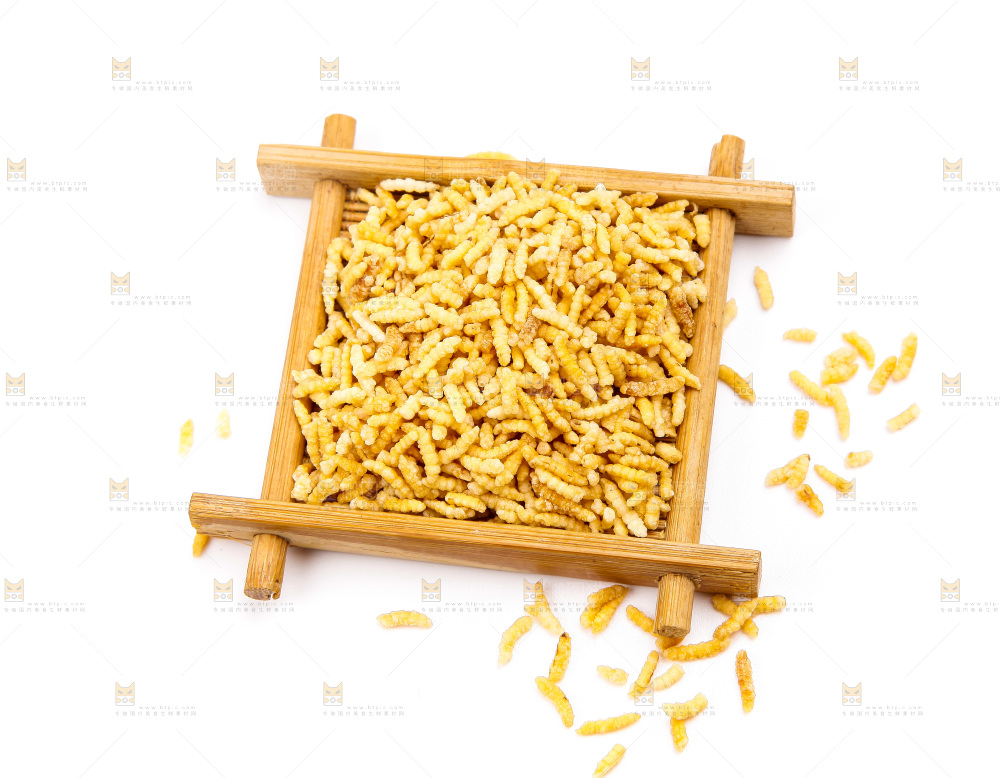 白底上的炒米