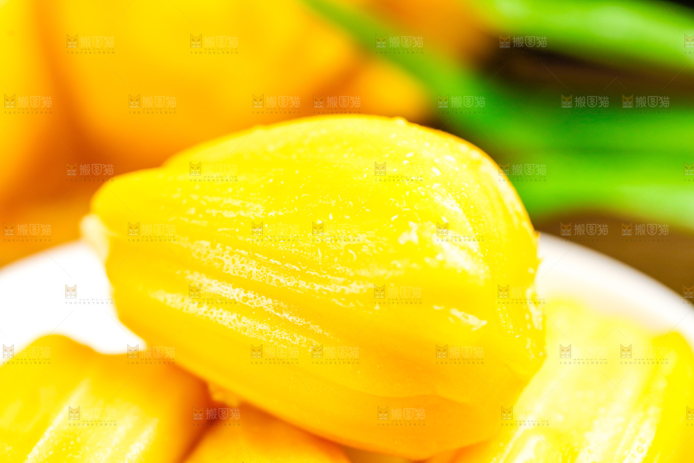 碟子里的海南菠萝蜜