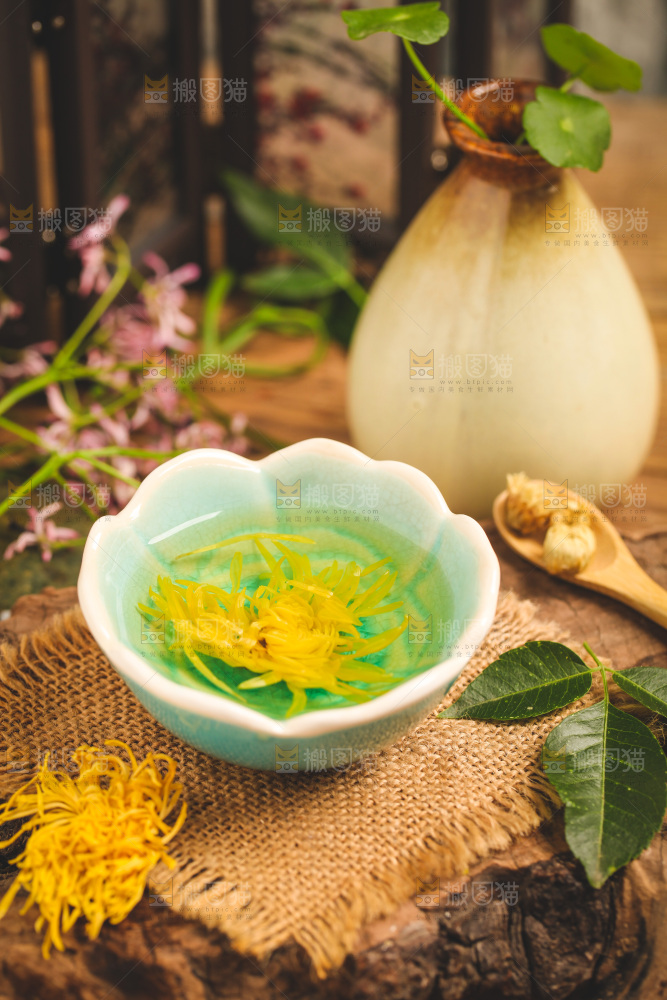 一盏金丝皇菊菊花茶