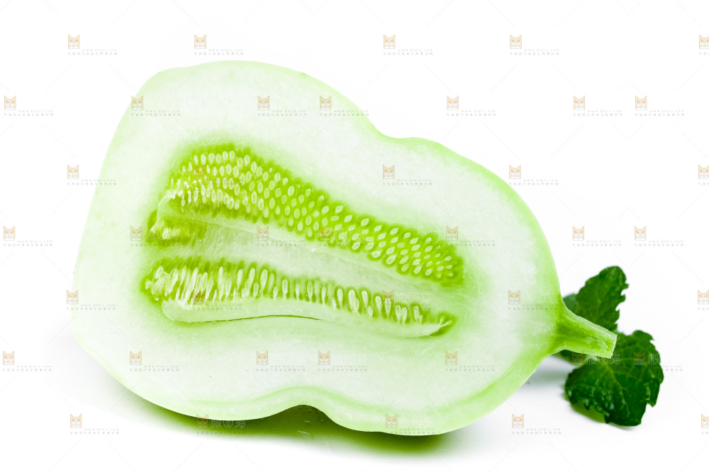 白底上的福娃人参果果肉