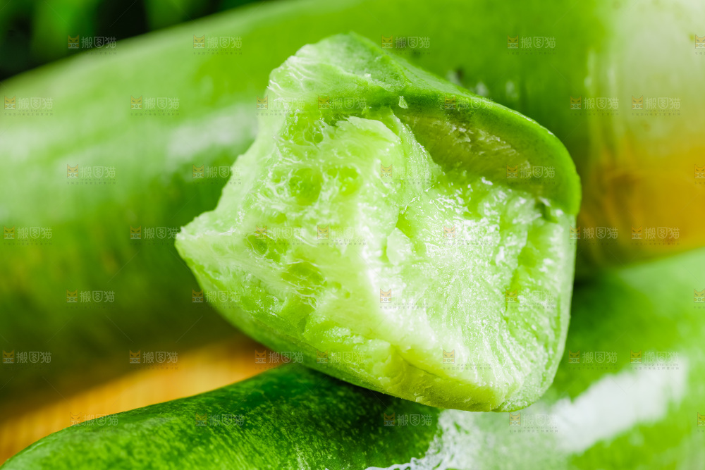 块状的水果萝卜特写