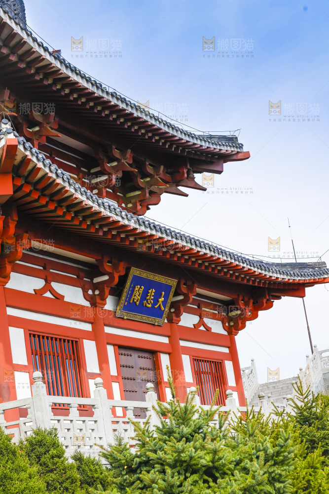 寺庙的建筑