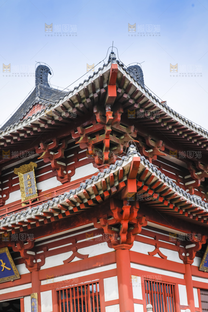 寺庙的建筑