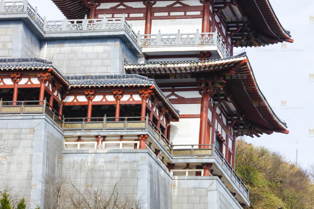 寺庙的建筑