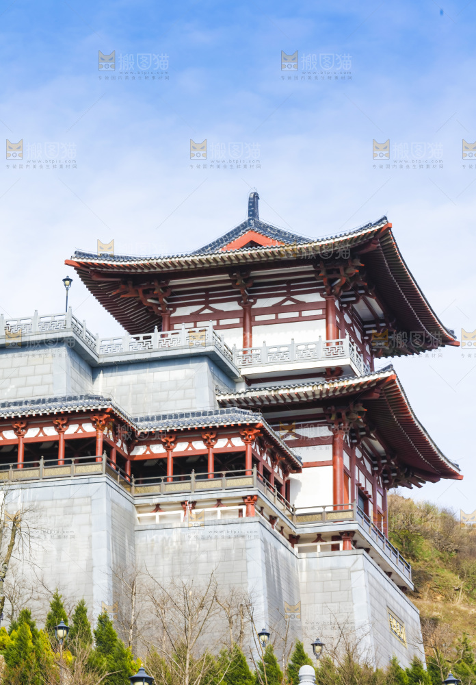 寺庙的建筑