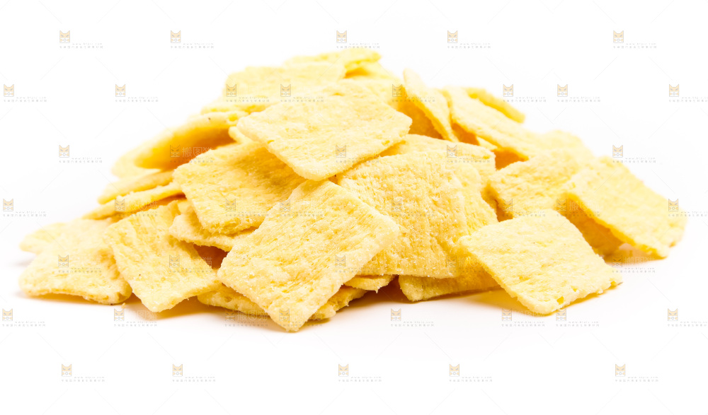 白底上的糯米锅巴