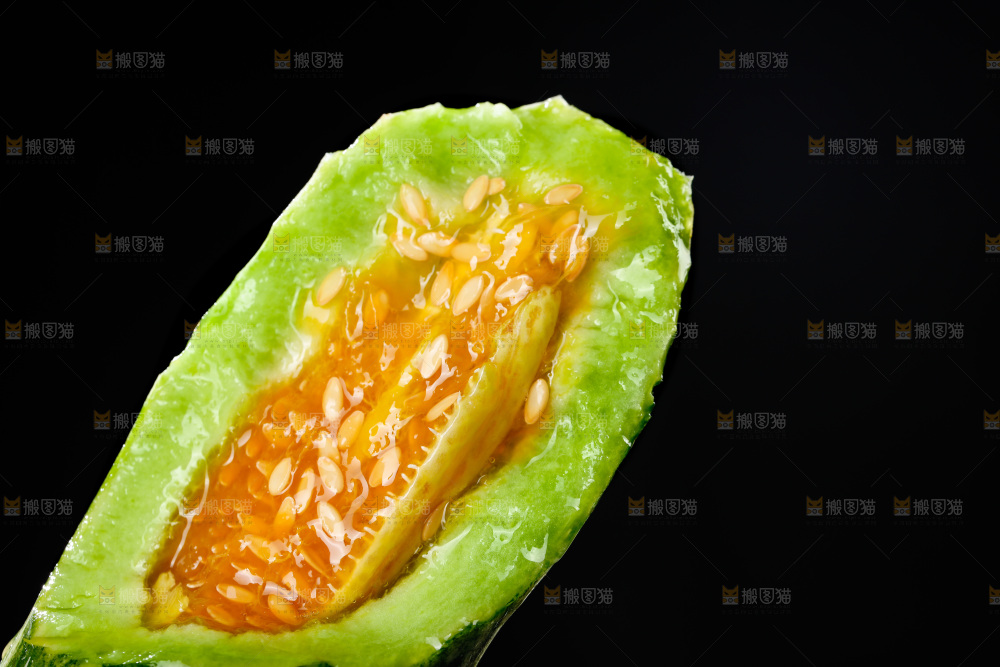 半边羊角蜜瓜