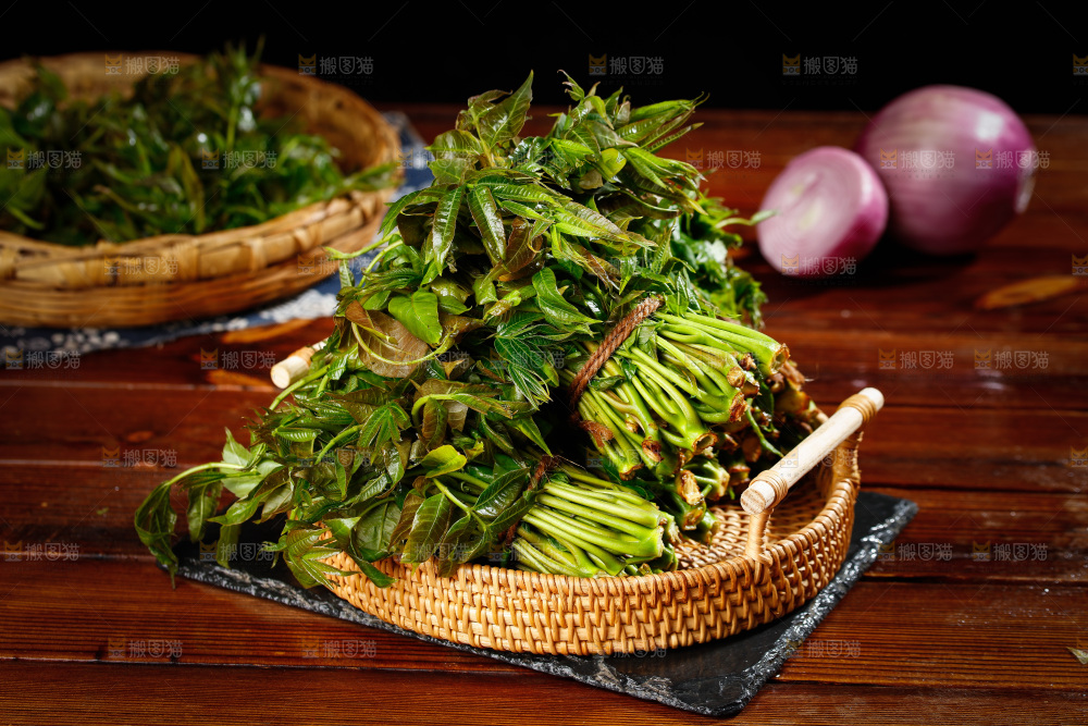 一篮沂蒙山香椿芽