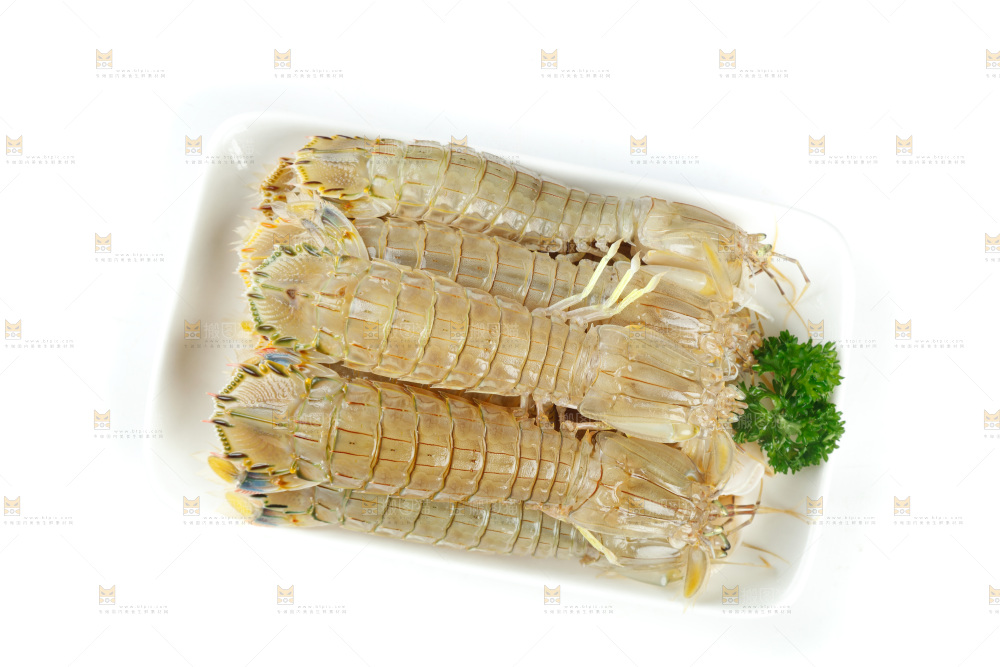 一盘琵琶虾