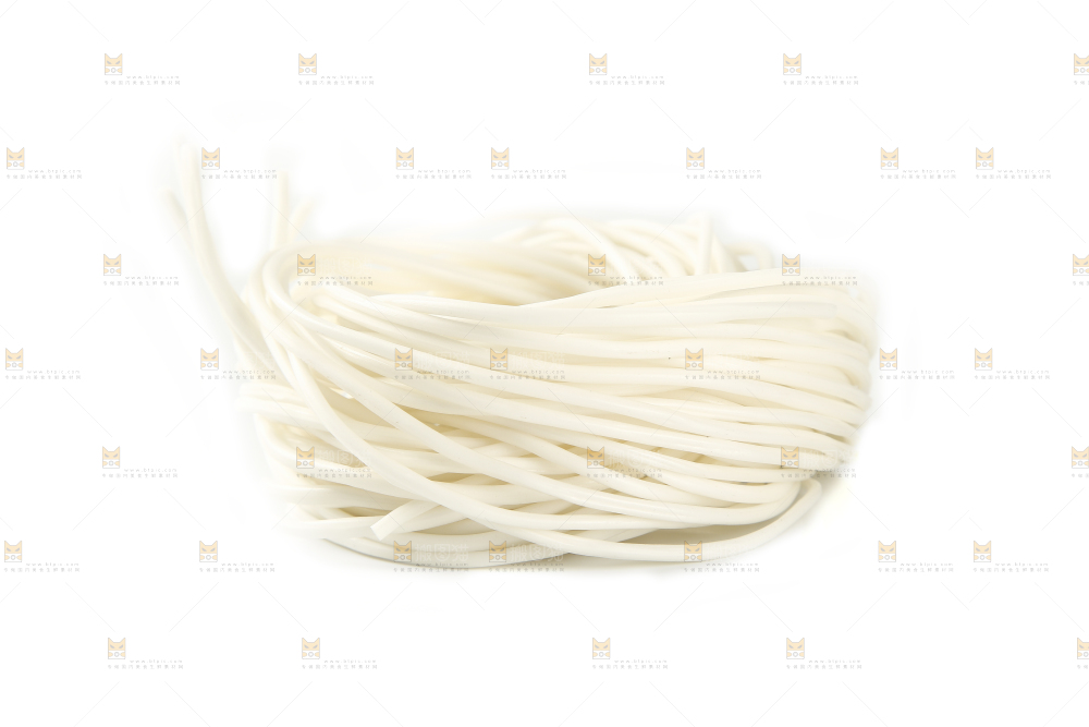 白底上的圈圈土豆粉