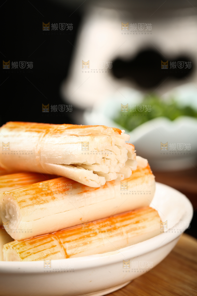 一盘蟹柳棒