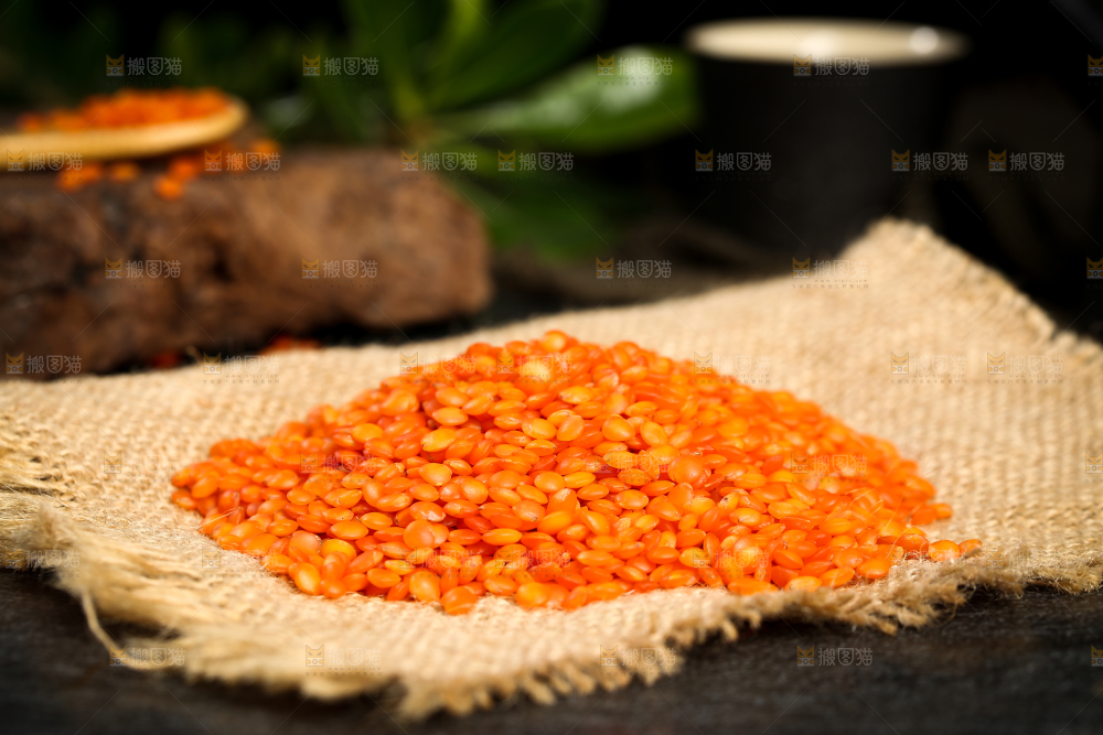 一堆甘肃红扁豆