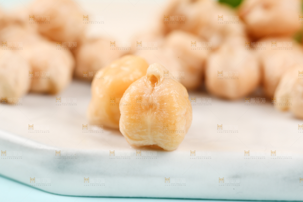 石垫上的鹰嘴豆