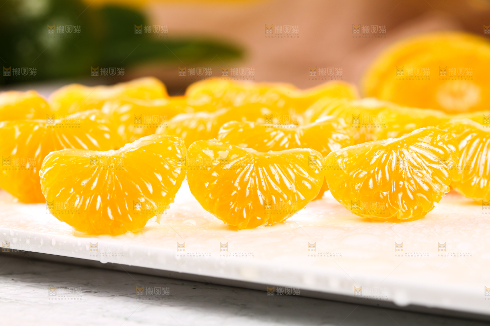 清香蜜桔果肉