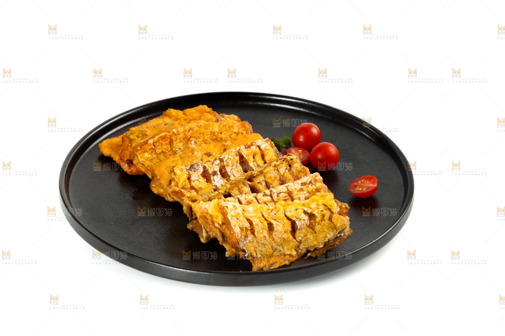 一盘香酥带鱼
