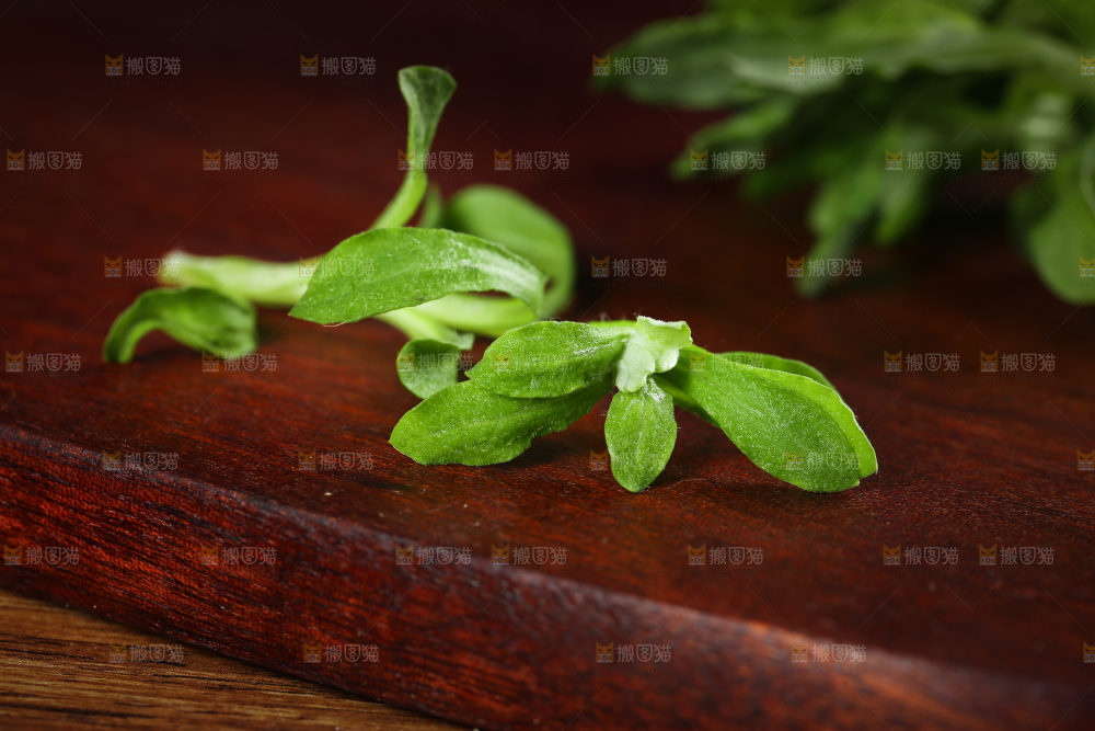木底上的清明菜