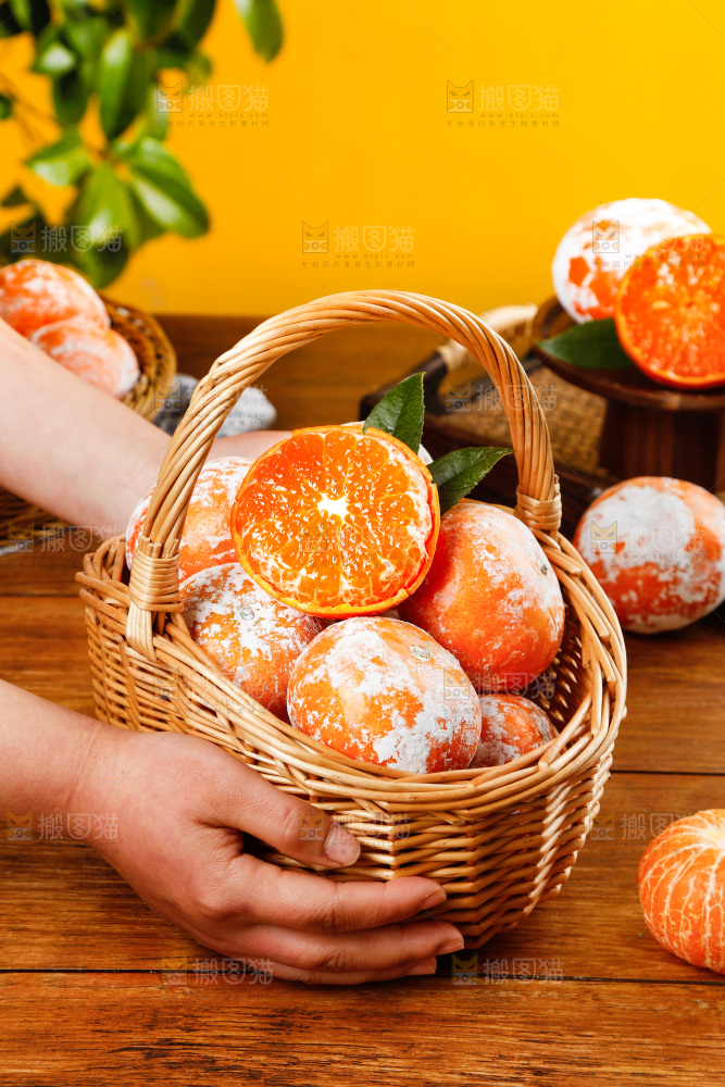 一篮广西茂谷柑