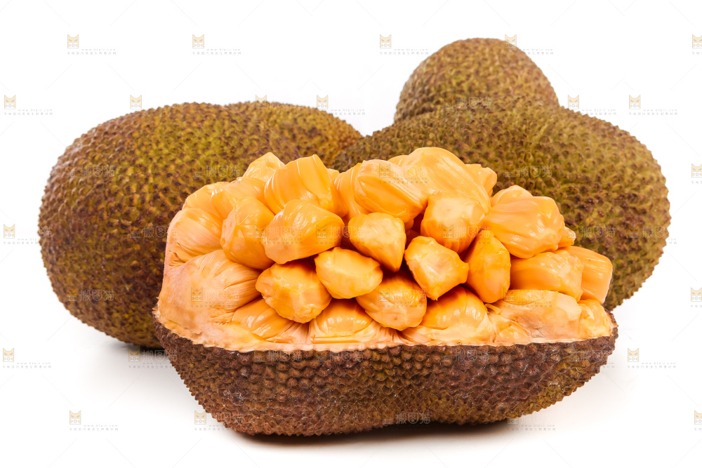 一堆红肉菠萝蜜