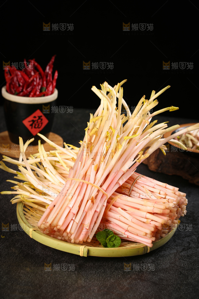 一篮鱼腥草嫩尖