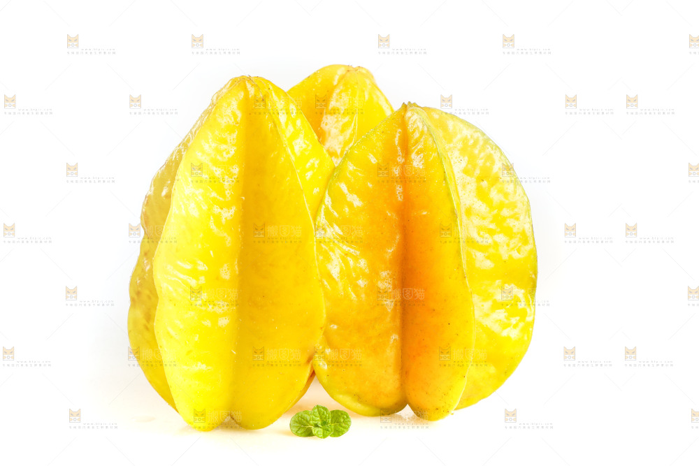 白底上放着漳州杨桃