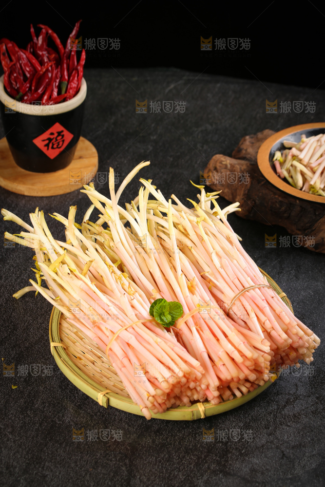 一篮鱼腥草嫩尖