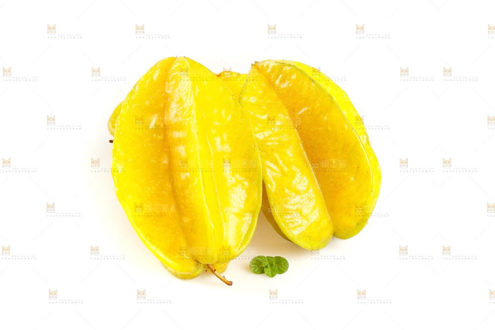 白底上放着漳州杨桃