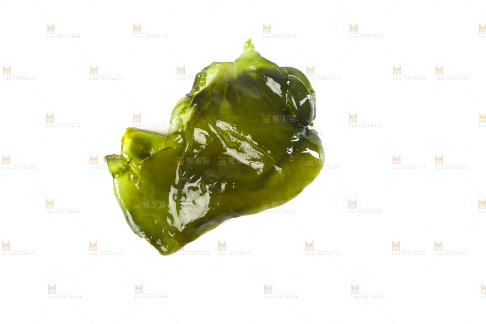 白底上的地皮菜