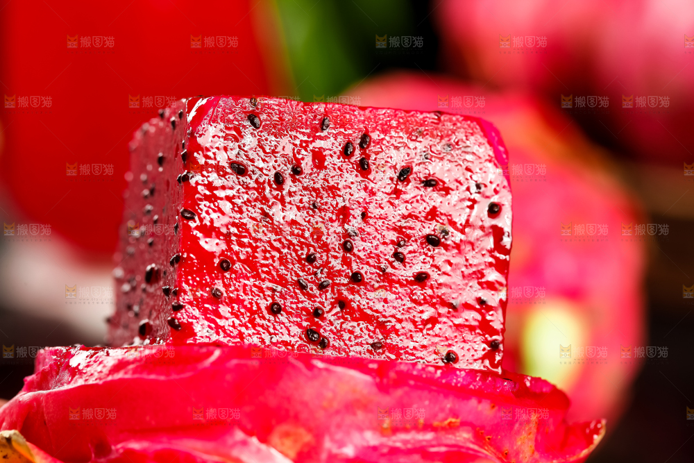 深底上的金都一号红心火龙果