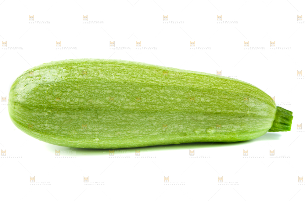 白底上摆放着茭瓜