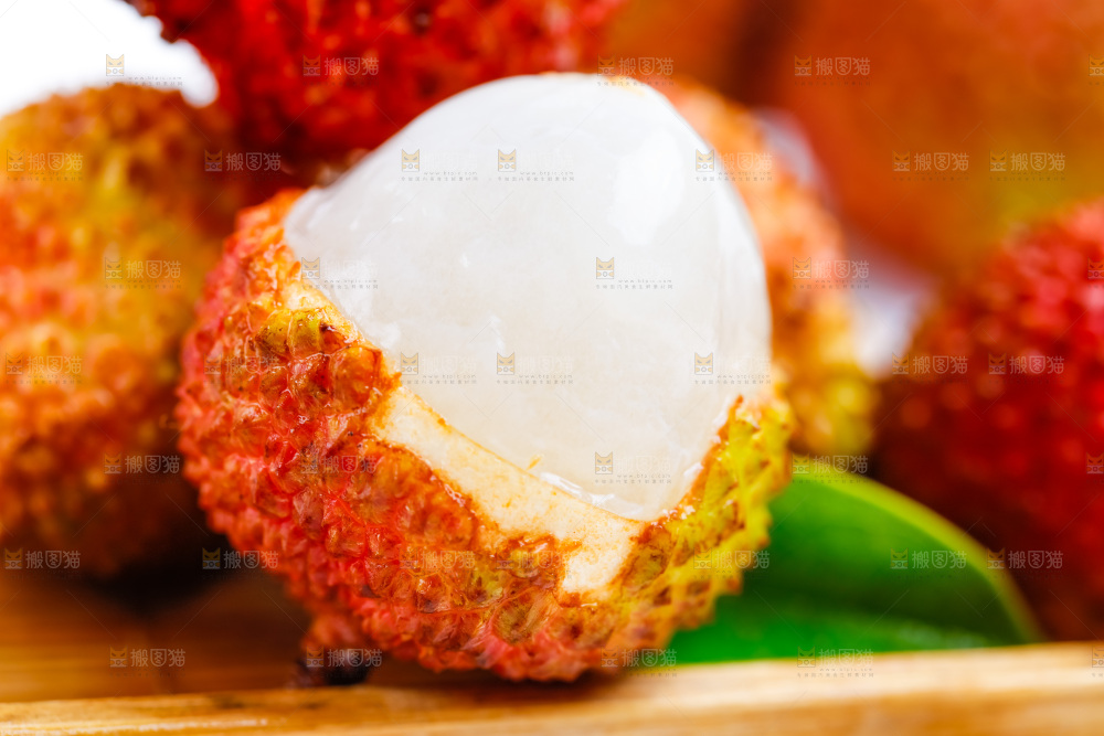 荔枝果肉特写