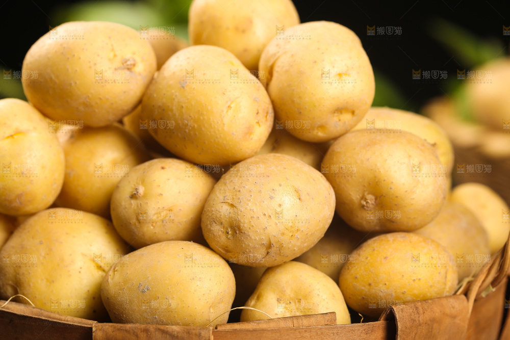 一篮黄皮小土豆