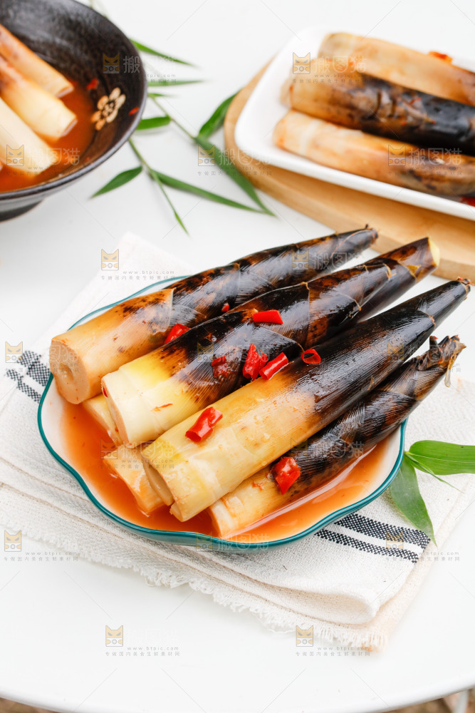 一盘香辣味手剥笋