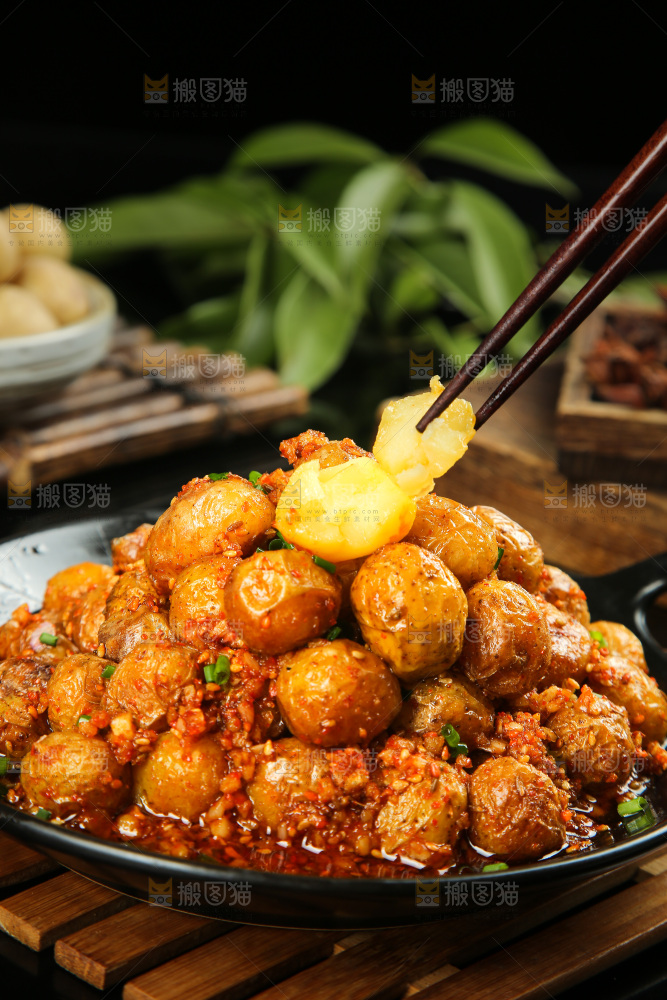 一盘椒盐小土豆