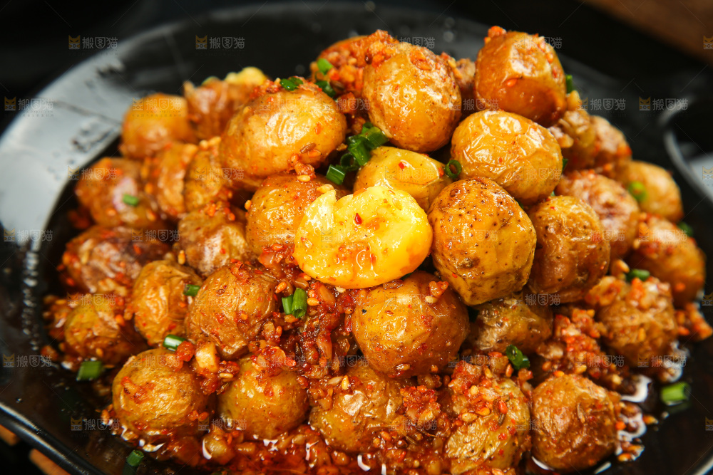 一盘椒盐小土豆