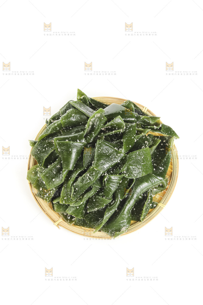 一篮盐渍海带结