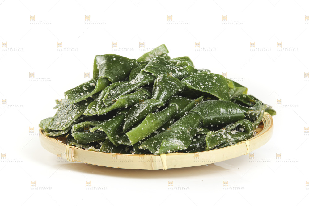 一篮盐渍海带结