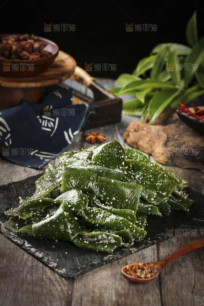 一堆霞浦盐渍海带结