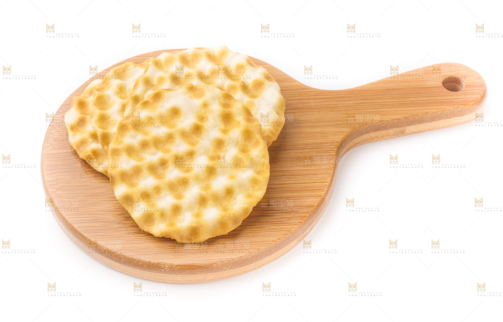 木板上的饼干