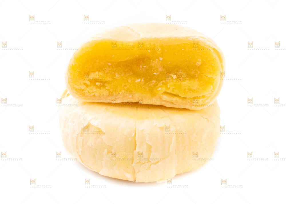 白底上的榴莲饼