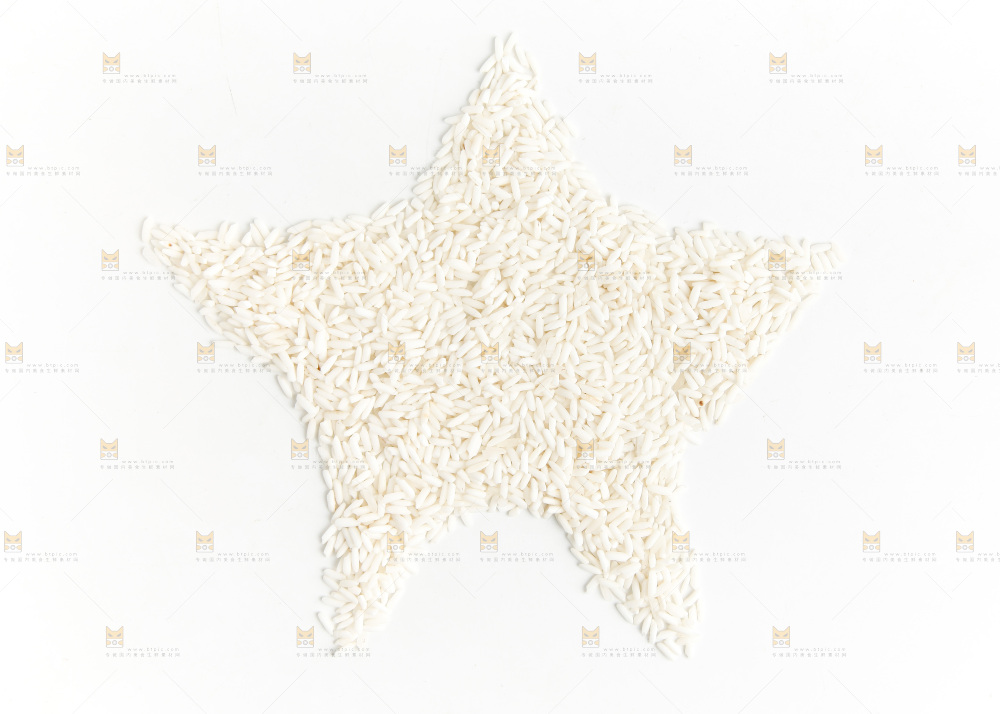 白底上的长糯米