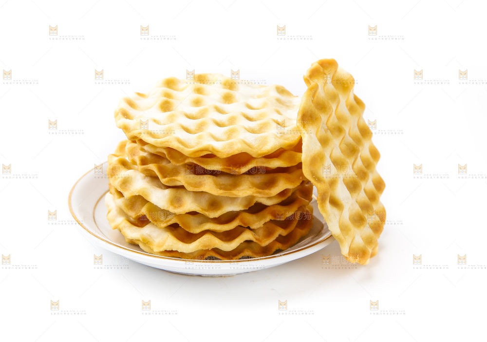 白底上的石头饼