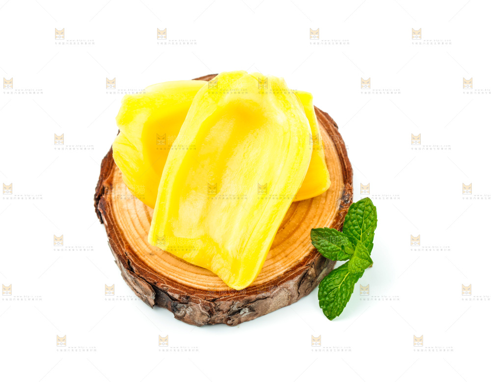 白底上的海南菠萝蜜