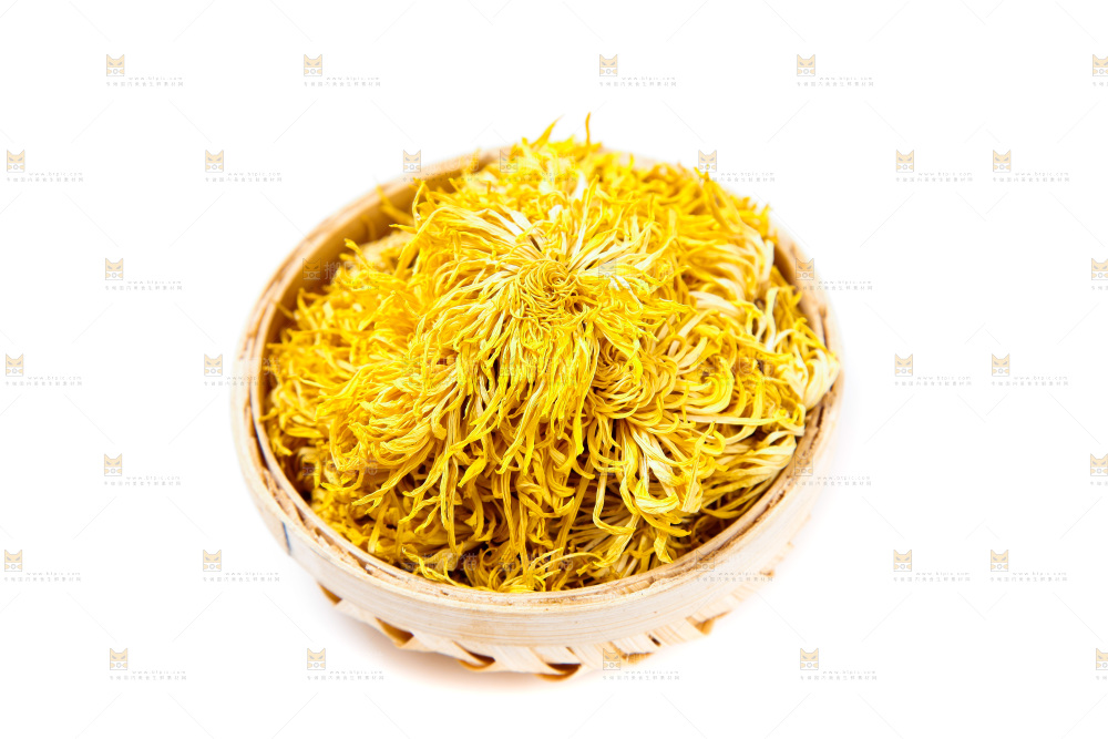 篮子里装着金丝皇菊