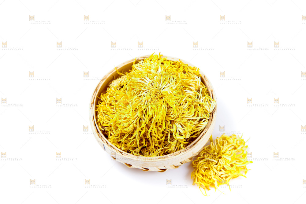 篮子里装着金丝皇菊