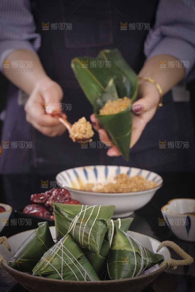 一盘粽子