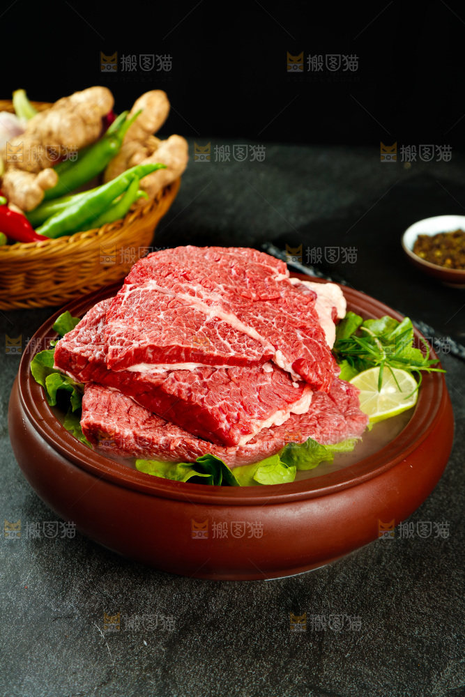 新鲜的牛腩肉