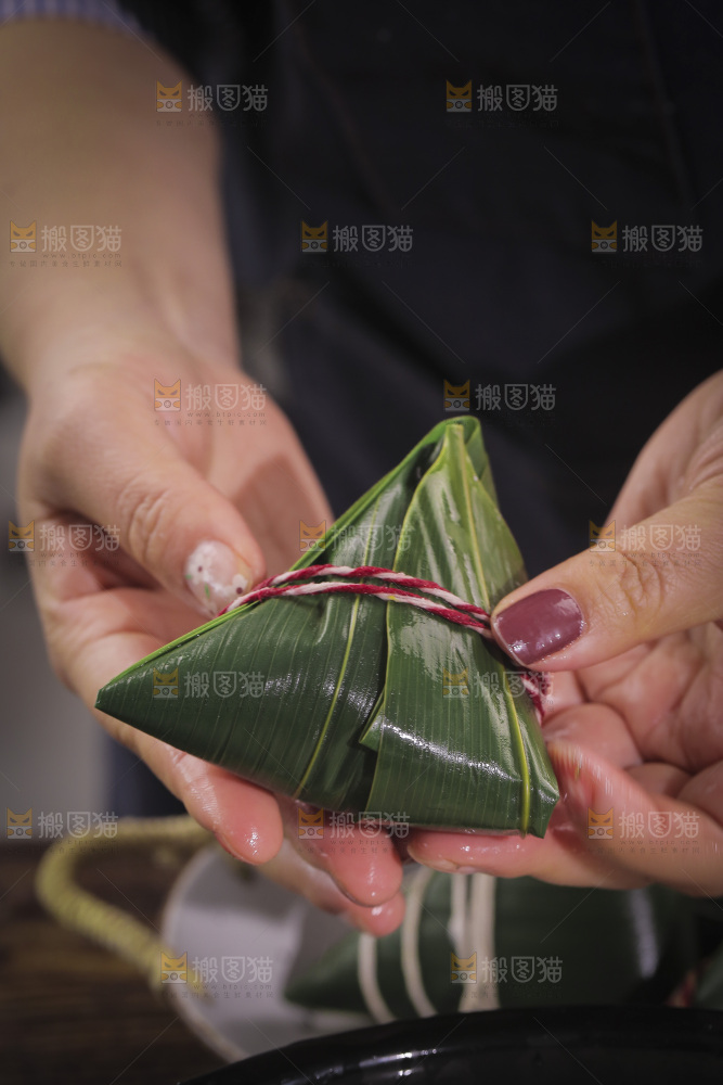 新鲜的粽子